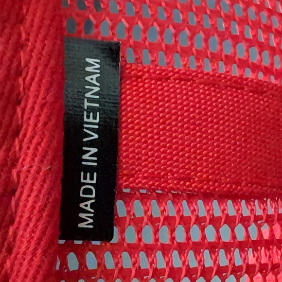 Richardson Style 112,Red/Gray Mesh, Armadillo Patch,Snapback Trucker Hat. - Picture 7 of 8